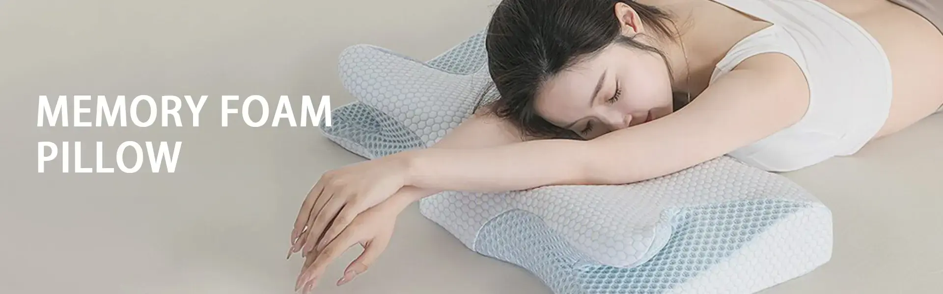 Ergonomic የማስታወስ ትውስታ ትራስ